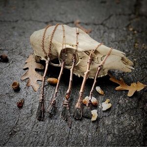 Witches Broom pendant with rolo necklace